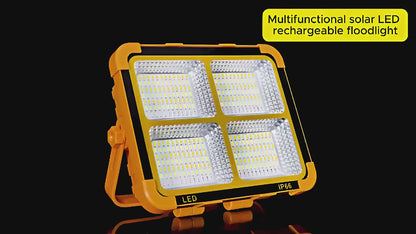 Solar Light Outdoor Waterproof Emergency Light Rechargeable Flashlight LED Flood Camping Light